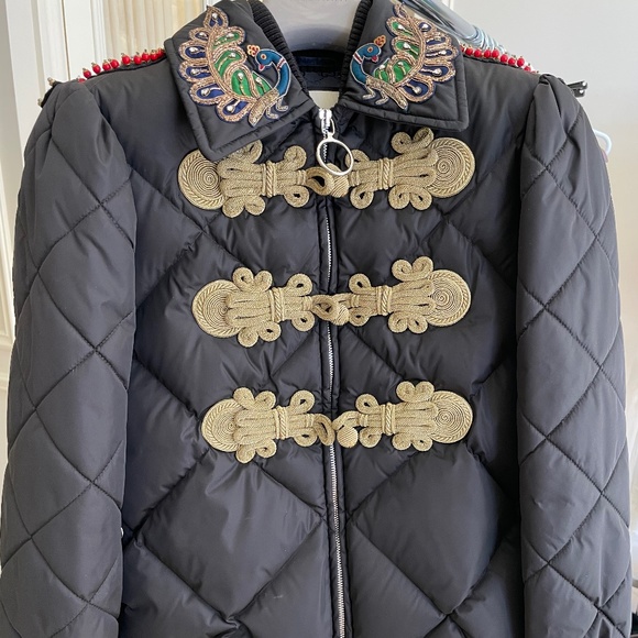 Gucci Embroidered quilted bomber jacket - Picture 1 of 5